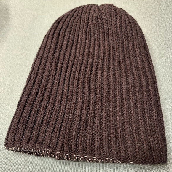 Black and white Love Your Melon reversible beanie. - Picture 4 of 6